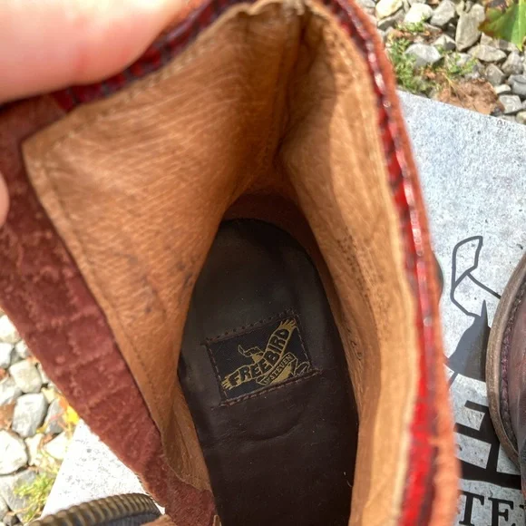 Freebird by Steven Crue Red Ankle Boots - Picture 5 of 7